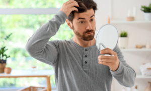 薄毛が気になりだした男性