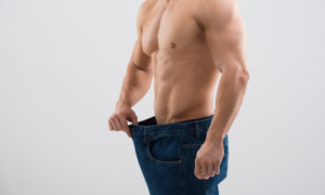 ダイエットをした男性