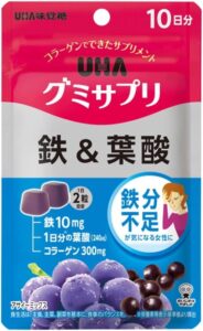 UHAグミサプリ 鉄＆葉酸