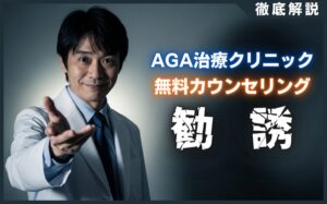 AGAクリニックの無料カウンセリングは勧誘される？断り方と実態