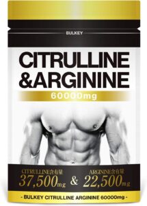 BULKEY シトルリン＆アルギニン60000mg