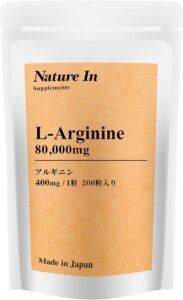 Nature In アルギニン サプリ