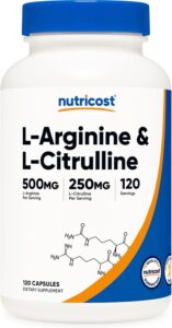 Nutricost L-アルギニン + L-シトルリン
