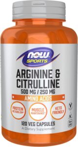 ナウフーズ アルギニン 500mg＆シトルリン 250mg