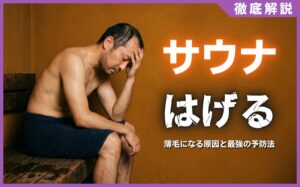 サウナではげるって本当？薄毛になる3つの原因と最強の予防法