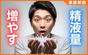 精液量を増やす方法とは？精液量が少ない原因・注意点などを徹底解説