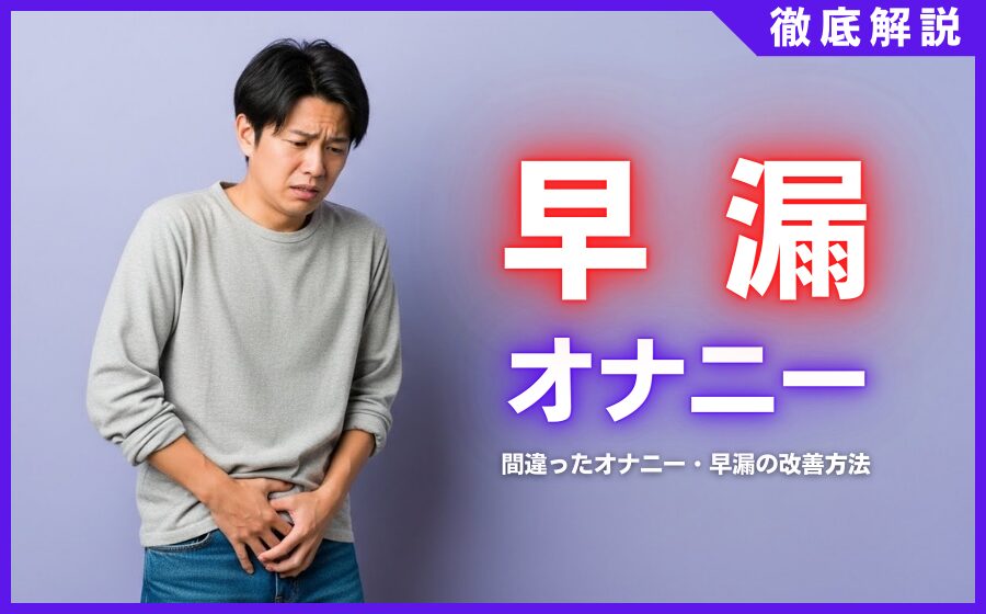 早漏はオナニーが原因？間違ったオナニー・早漏の改善方法などを解説