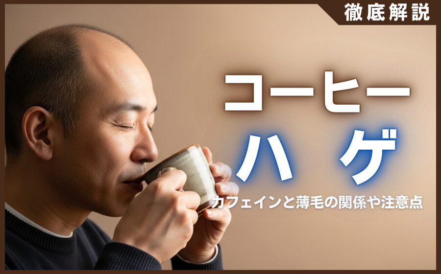 コーヒーでハゲるって本当？カフェインと薄毛の関係や注意点を解説