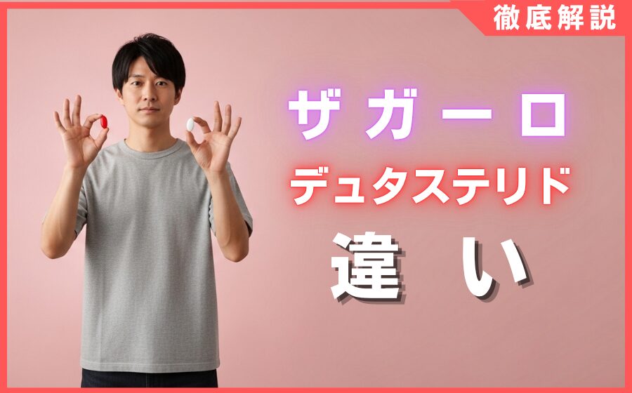 ザガーロとデュタステリドの違いは？効果や価格の差を徹底解説