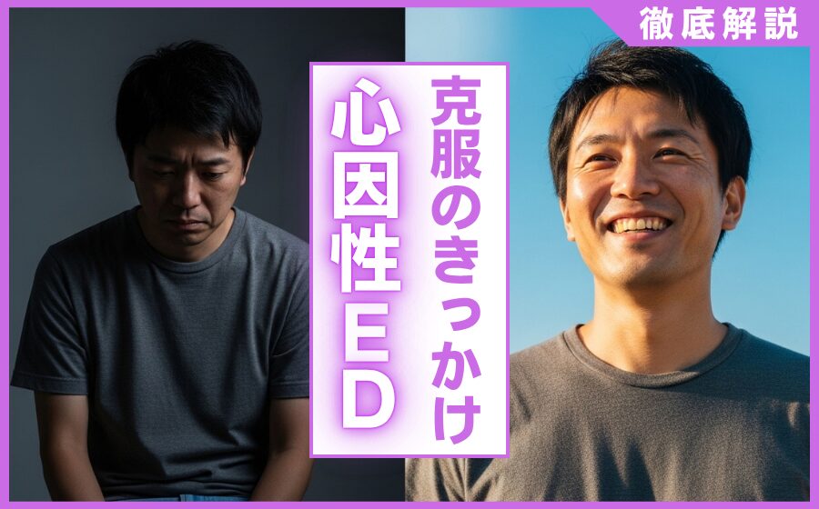 心因性ED克服のきっかけとは？経験者が語る治った5つの行動